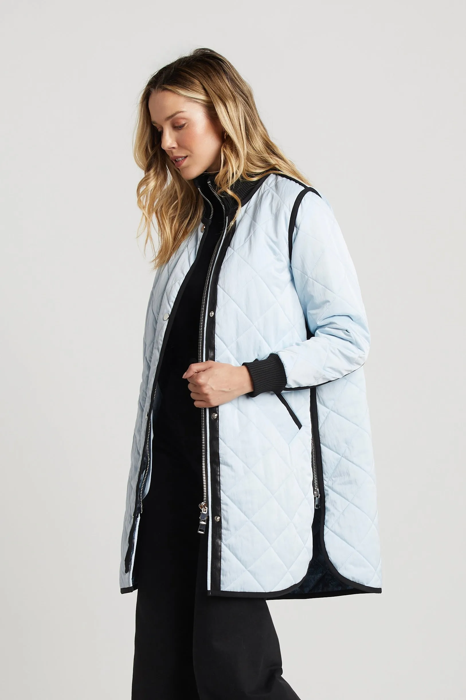 Libby Quilted Full Zip Coat