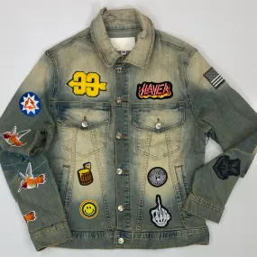 Mackeen- patched jean jacket