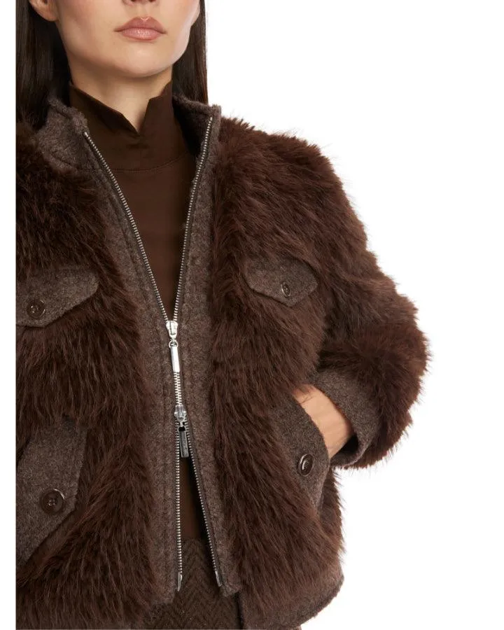 Marc Cain Fun Faux Fur Jacket