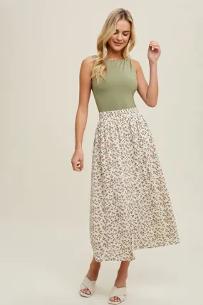 Natalie Floral Midi Skirt