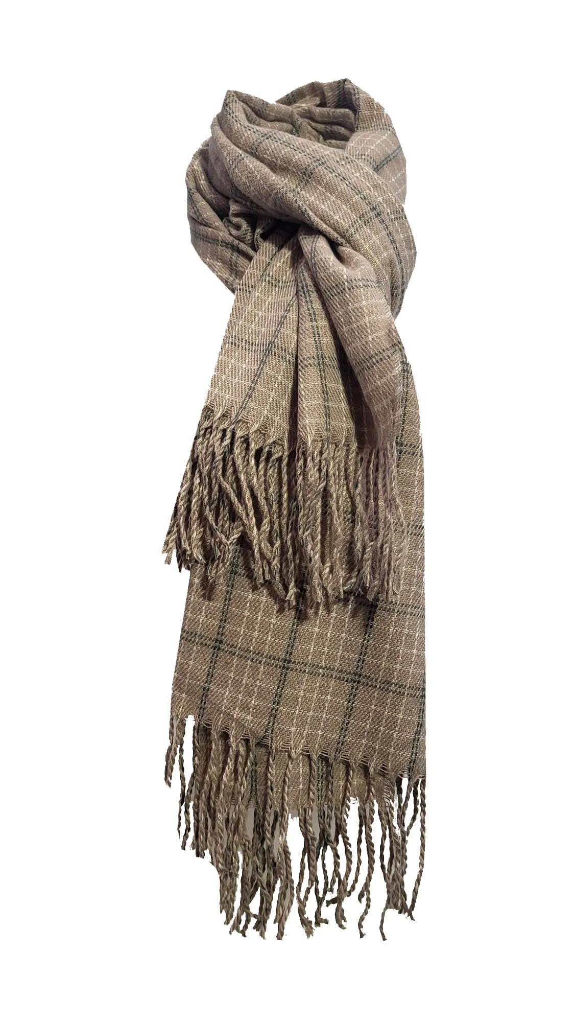 NOVA RMD2211116 FINE CHECK SS23 SPRING SCARF