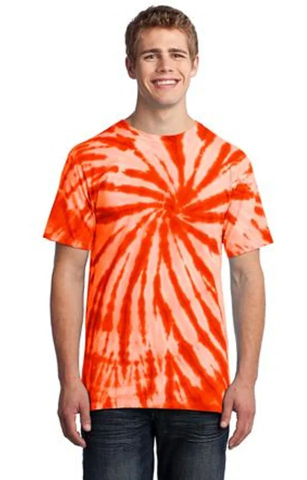 Orange Unisex Tie-Dye Tee