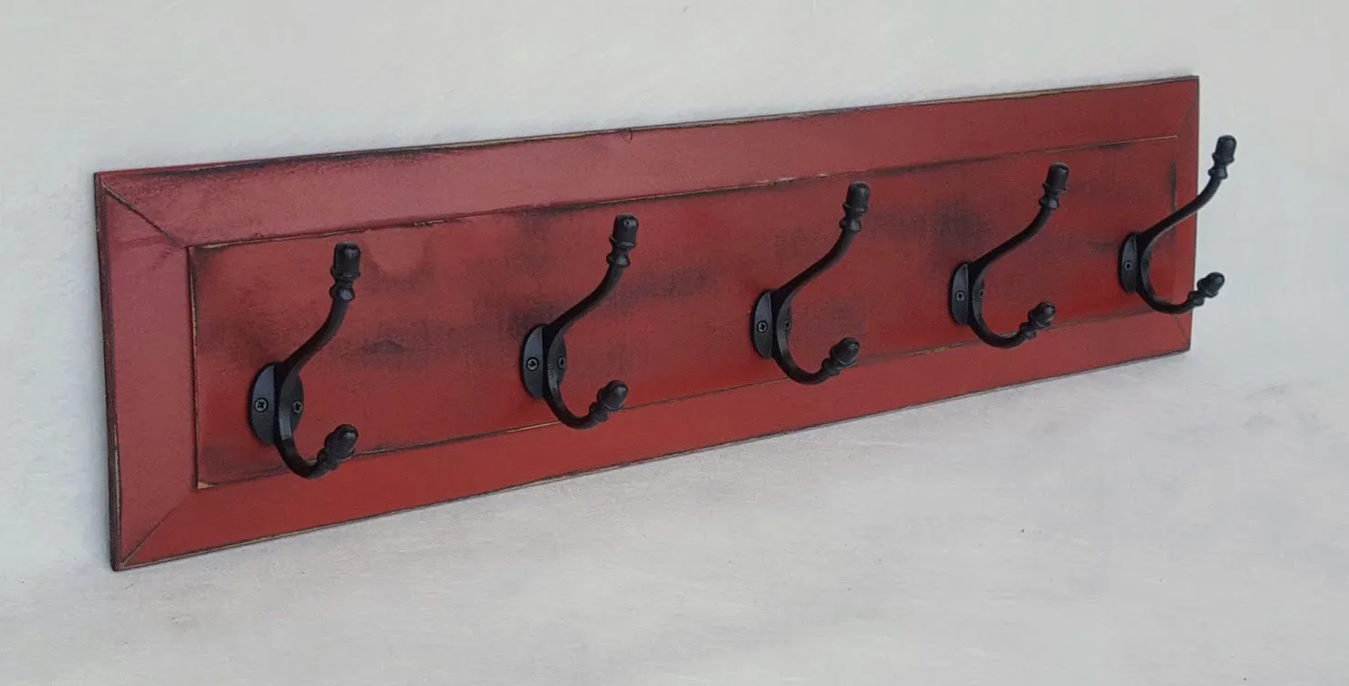 Panel Coat Rack (5-Hook)