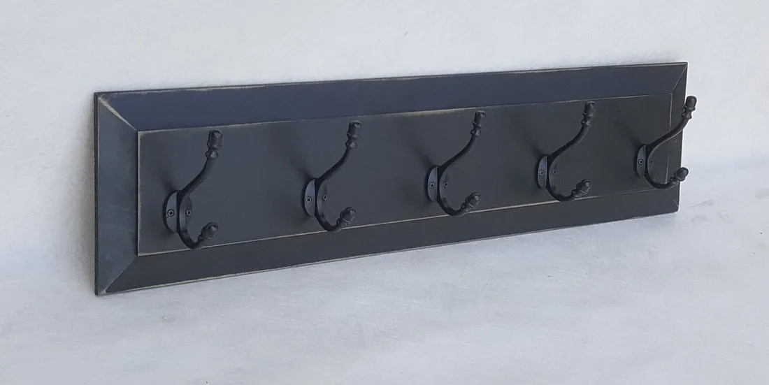 Panel Coat Rack (5-Hook)