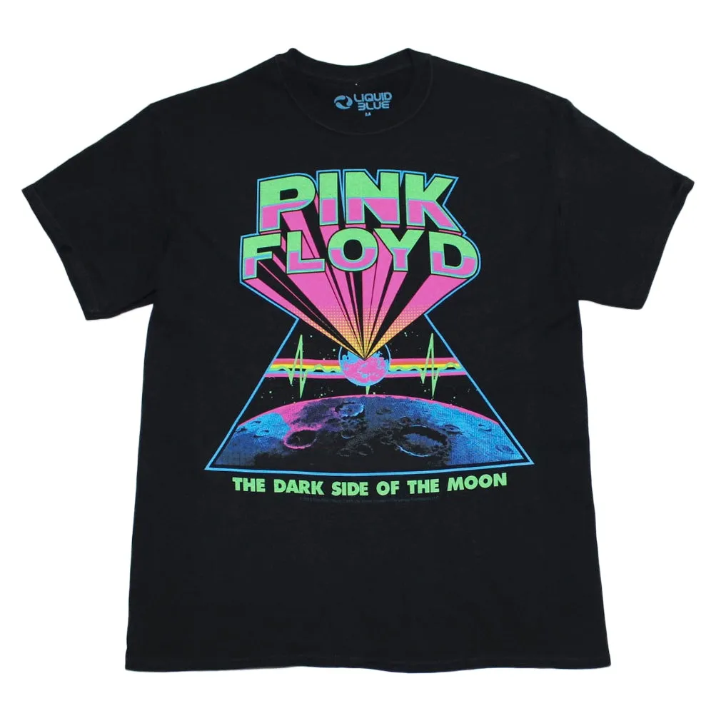 Pink Floyd Dark Side Blacklight Mens T Shirt