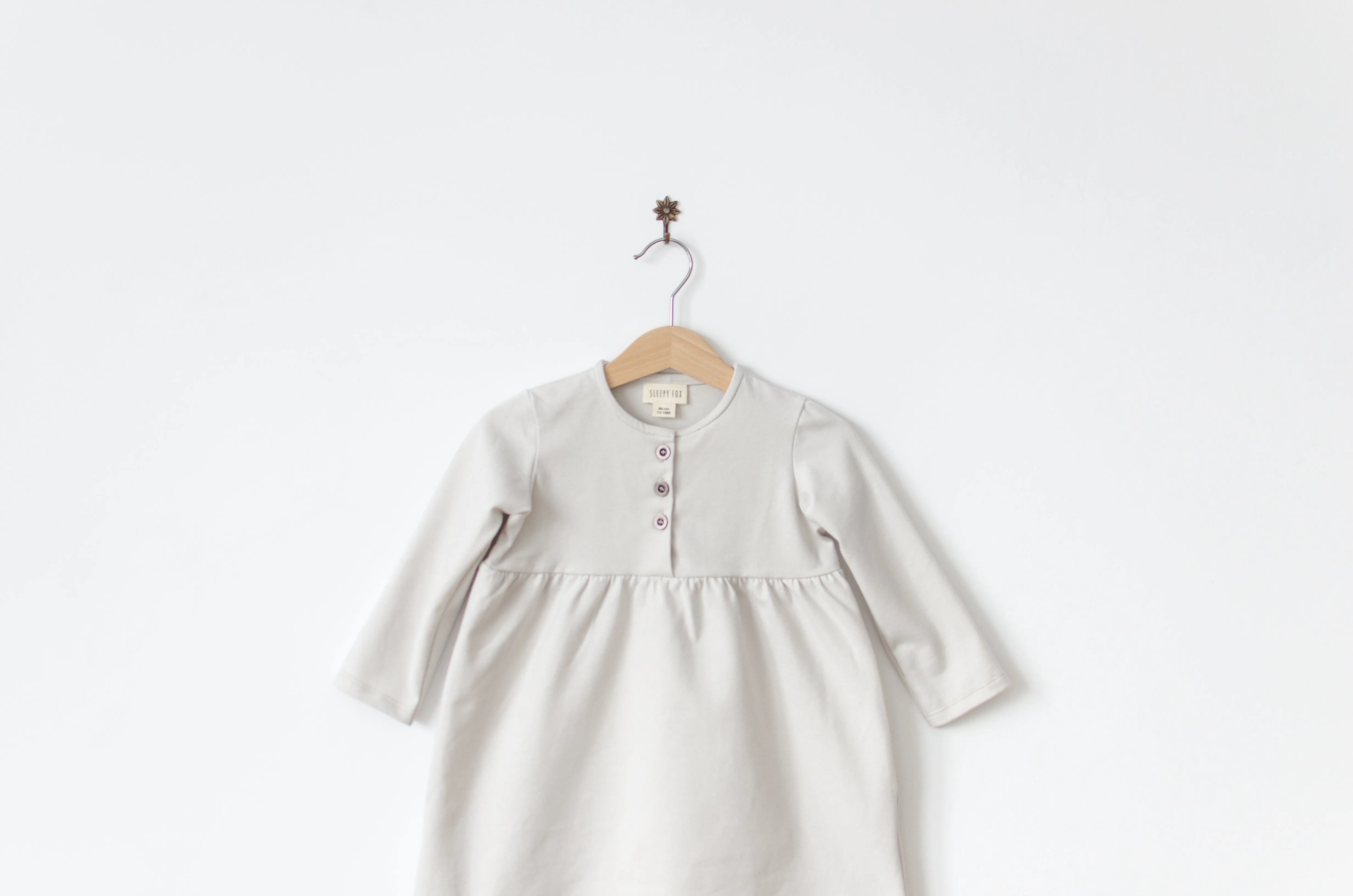 Placket neck dress Maria