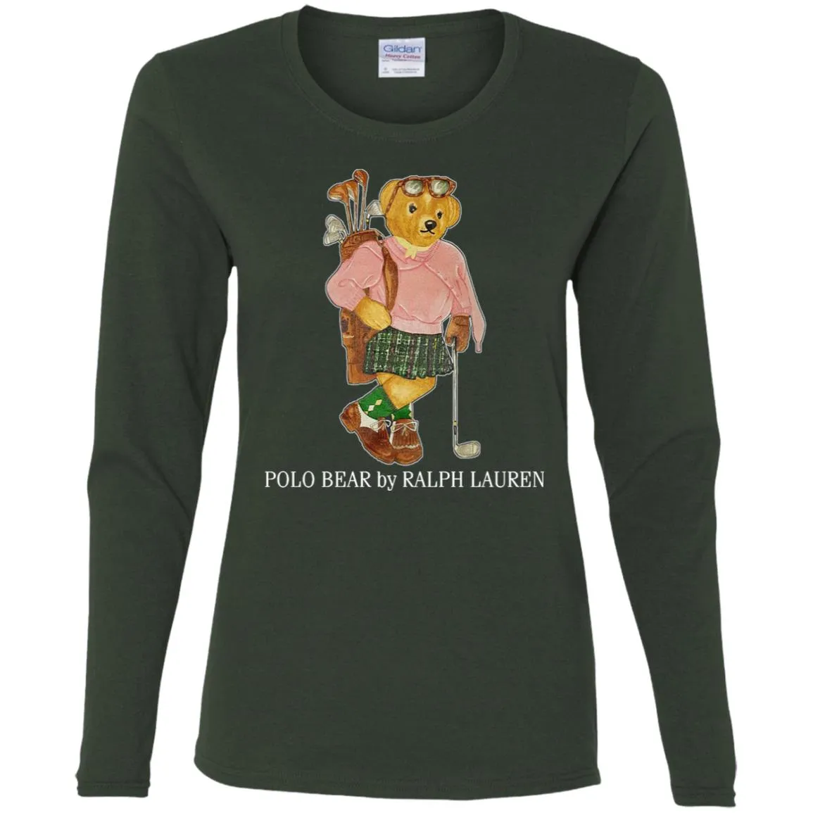 Polo Bear Ralph Lauren T-shirt Women Long Sleeve Shirt