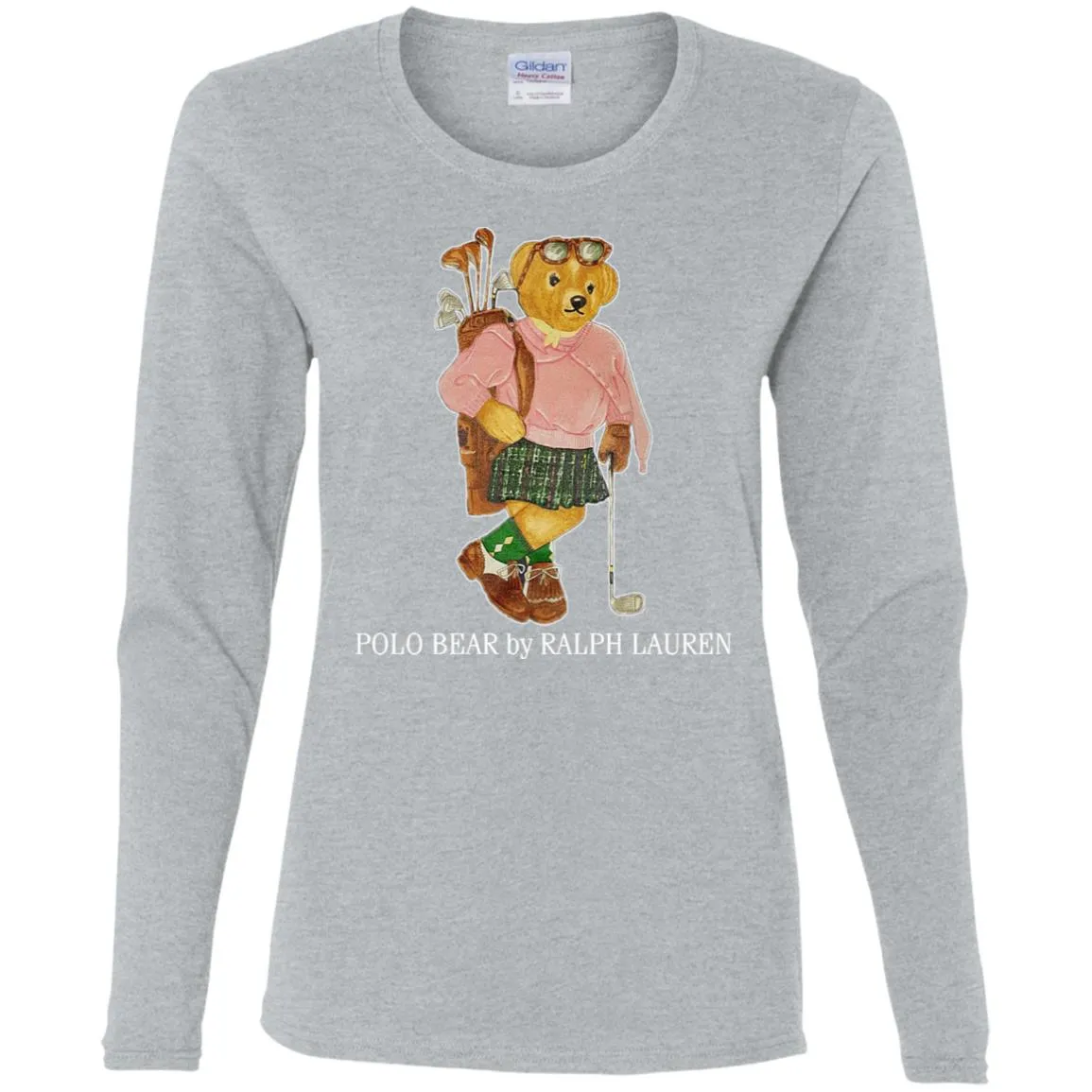 Polo Bear Ralph Lauren T-shirt Women Long Sleeve Shirt