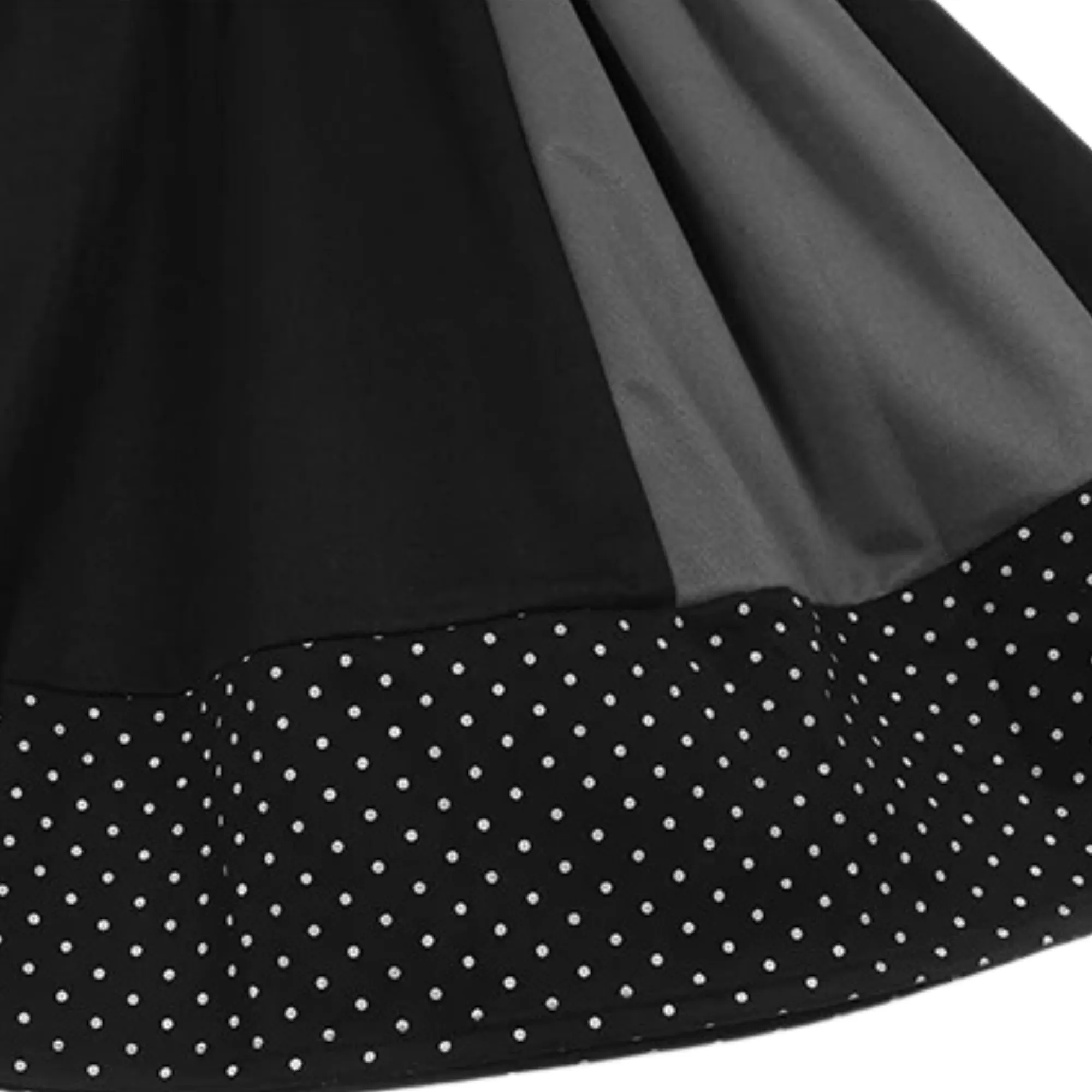 Pre Order:  Patchwork Elastic Waist Skirt