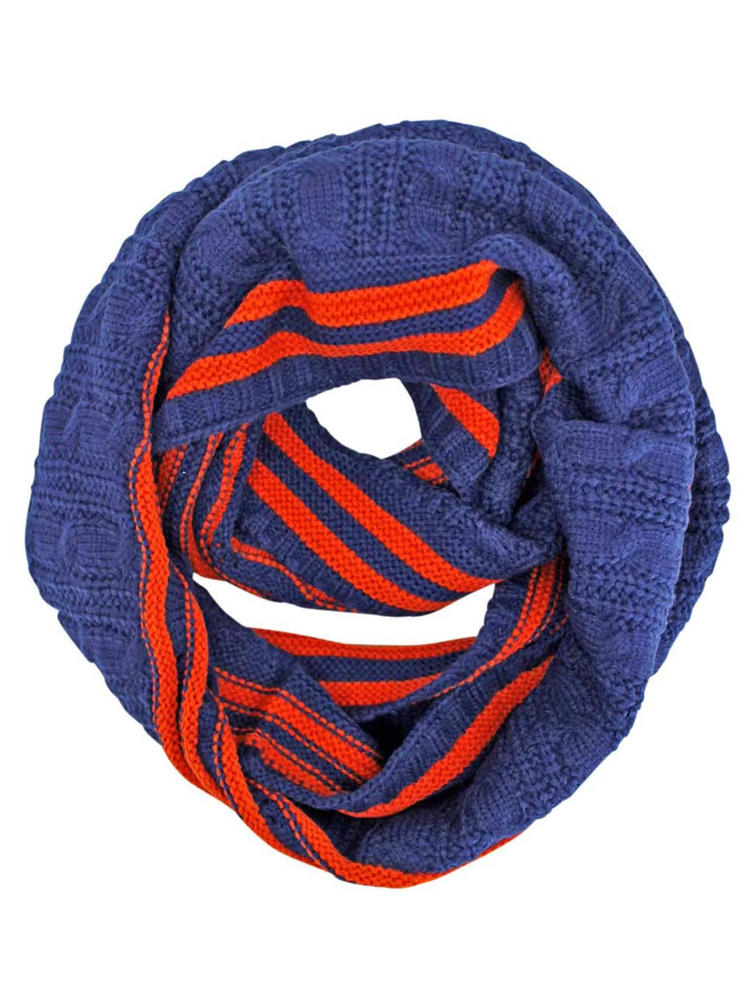 Preppy Cable Knit Infinity Scarf