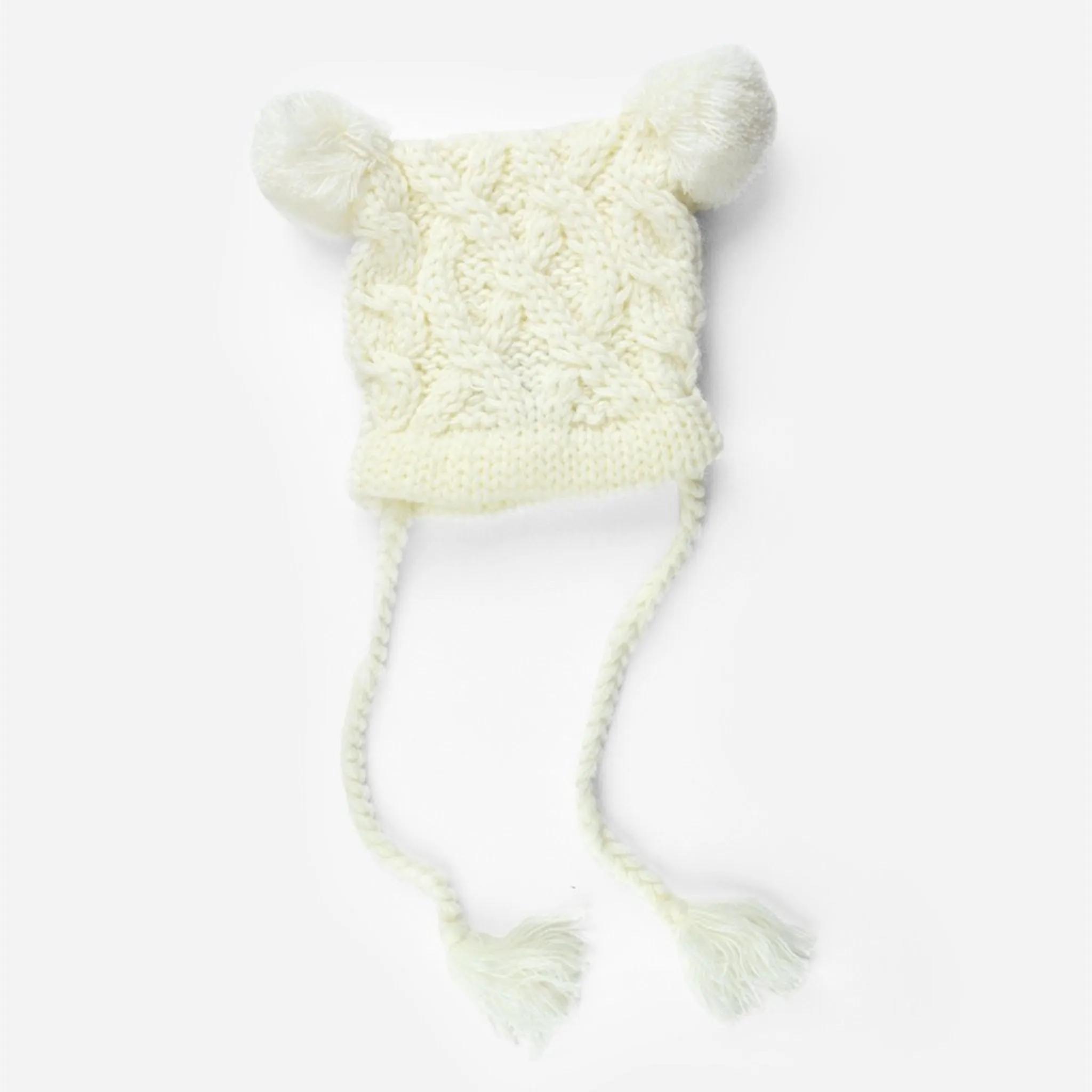 Quinn Cable Pom Pom Knit Hat