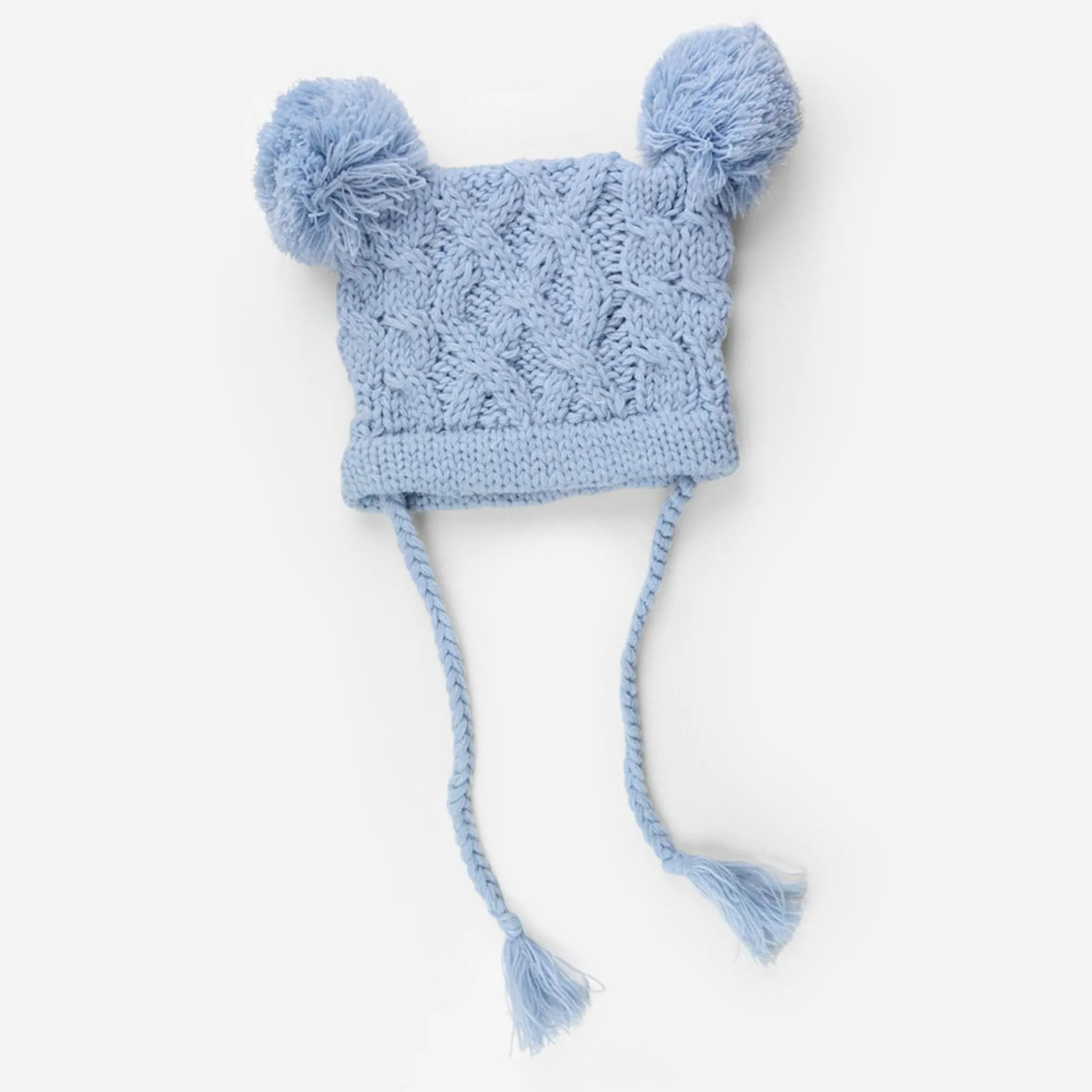 Quinn Cable Pom Pom Knit Hat