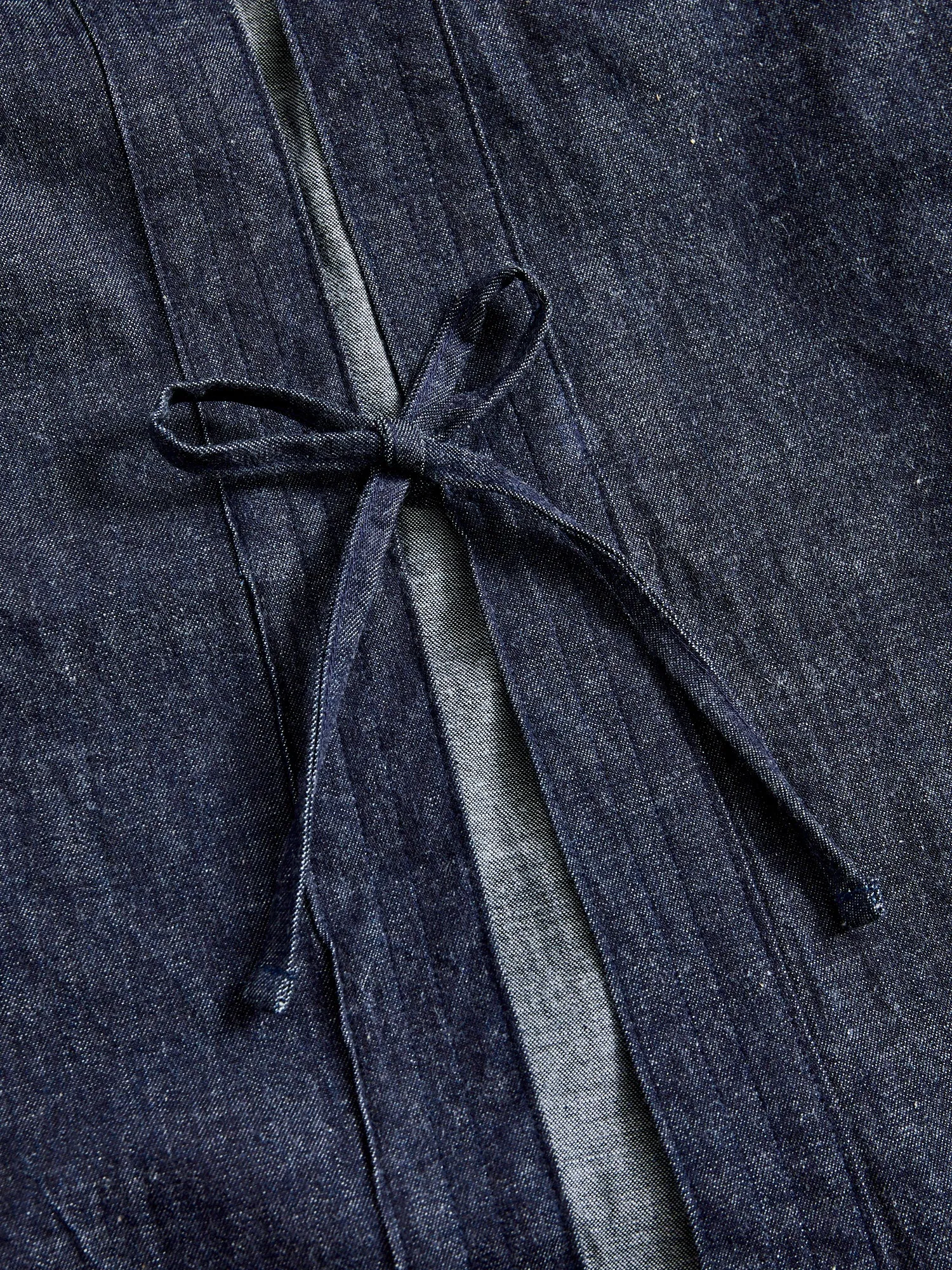 "Slub Nep Rinsed Denim" Kimono Shirt