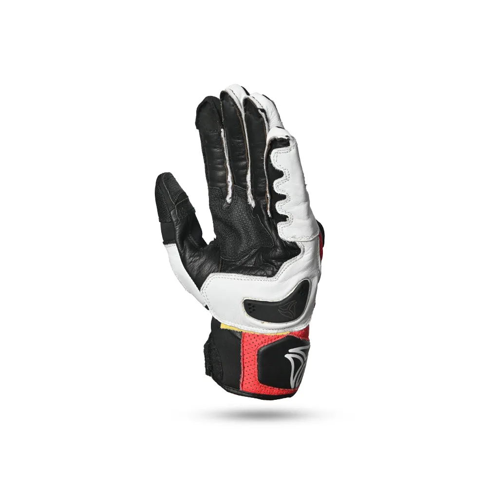 R-TECH Rocco  Gloves - BLACK FLOURO RED