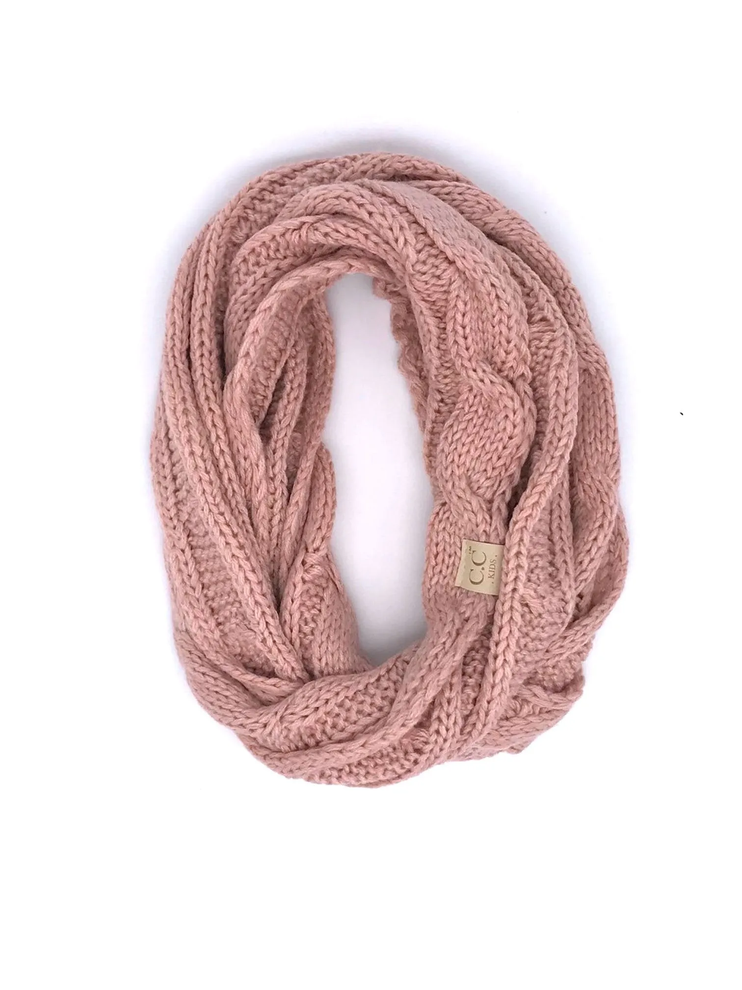 SF-800-KIDS INDI PINK INFINITY SCARF