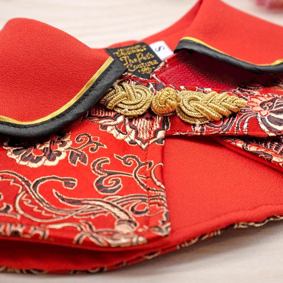 Spring Of Luck in Imperial Red CNY Cape