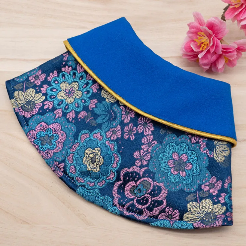 Spring Of Smiles in Blueberry Pink Blossoms CNY Cape