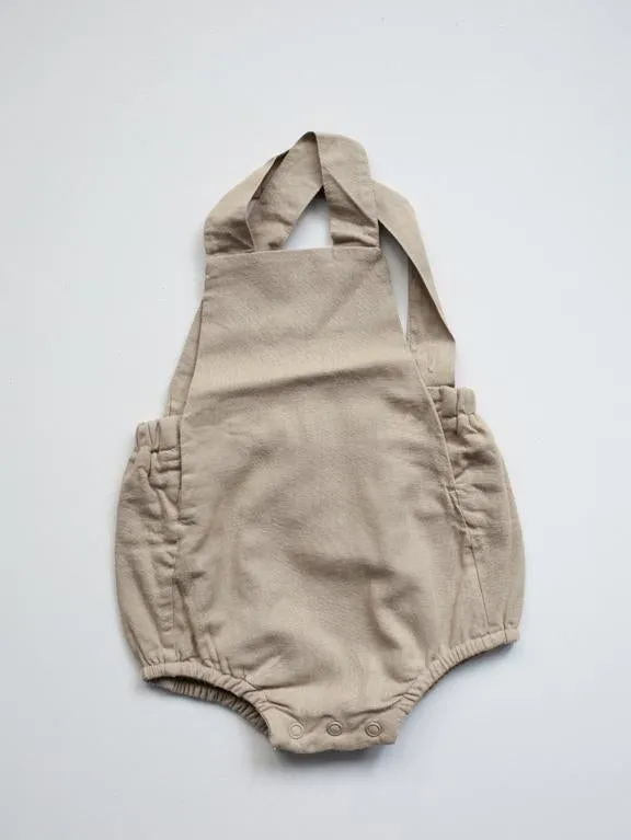 The Linen Overall Romper