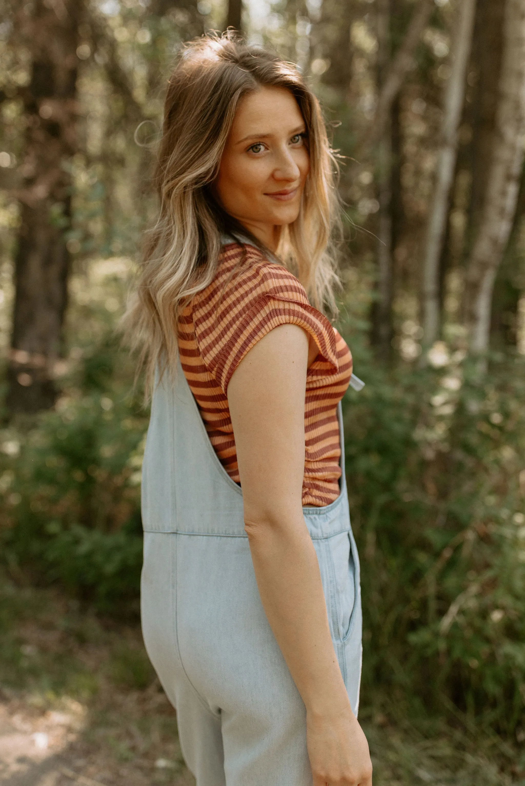 The Lowe Washed Overalls - Light Blue