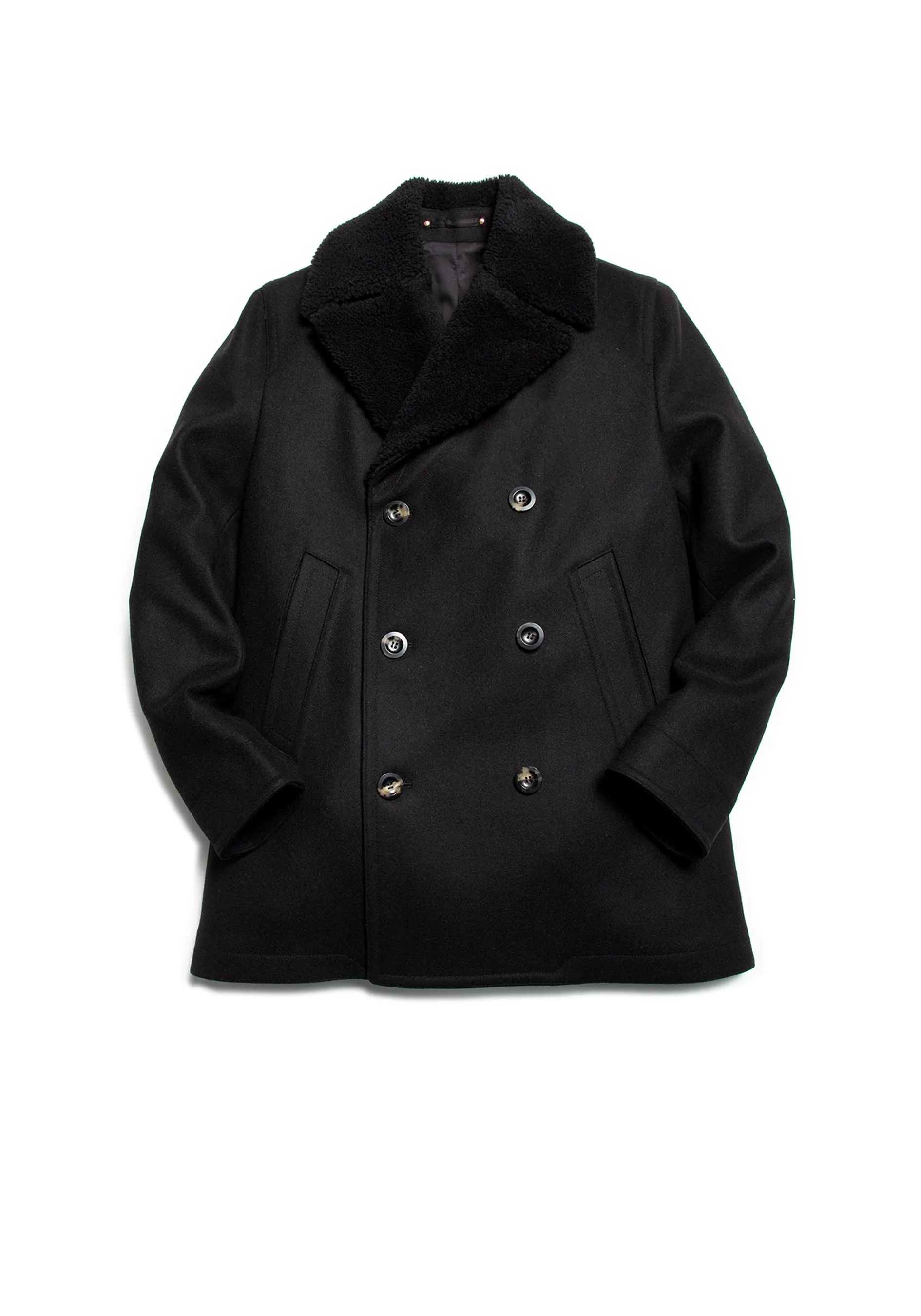 The Shearling Collar Peacoat