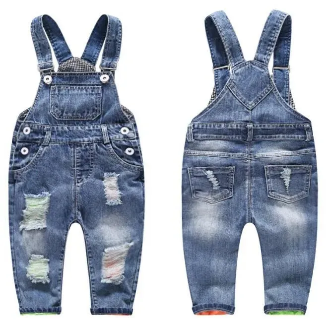 Trendy 1- 8T Toddler Denim Romper Overall Jumpsuit