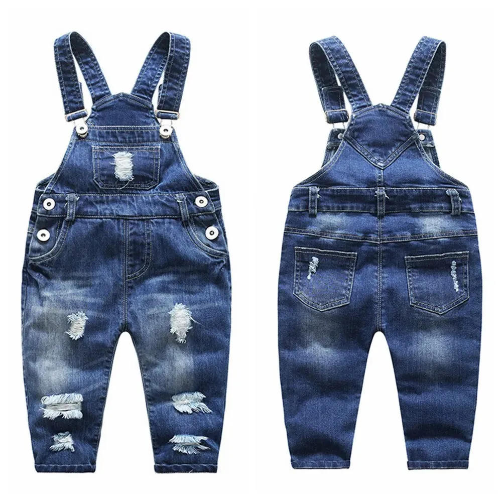 Trendy 1- 8T Toddler Denim Romper Overall Jumpsuit