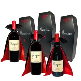 VAMPIRE® COFFIN & CAPE RED WINE TRILOGY