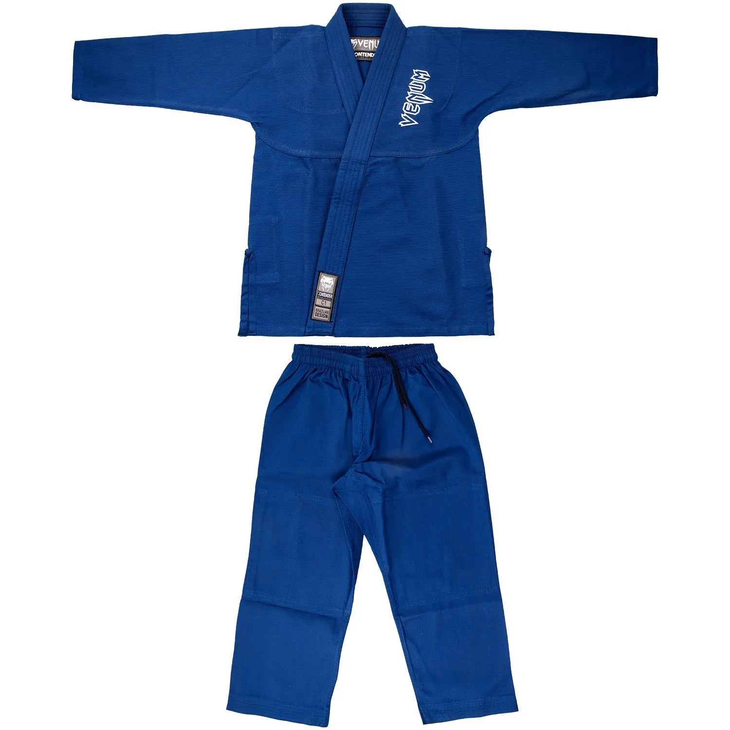 Venum Contender Kids BJJ Gi (Free white belt included) - Blue