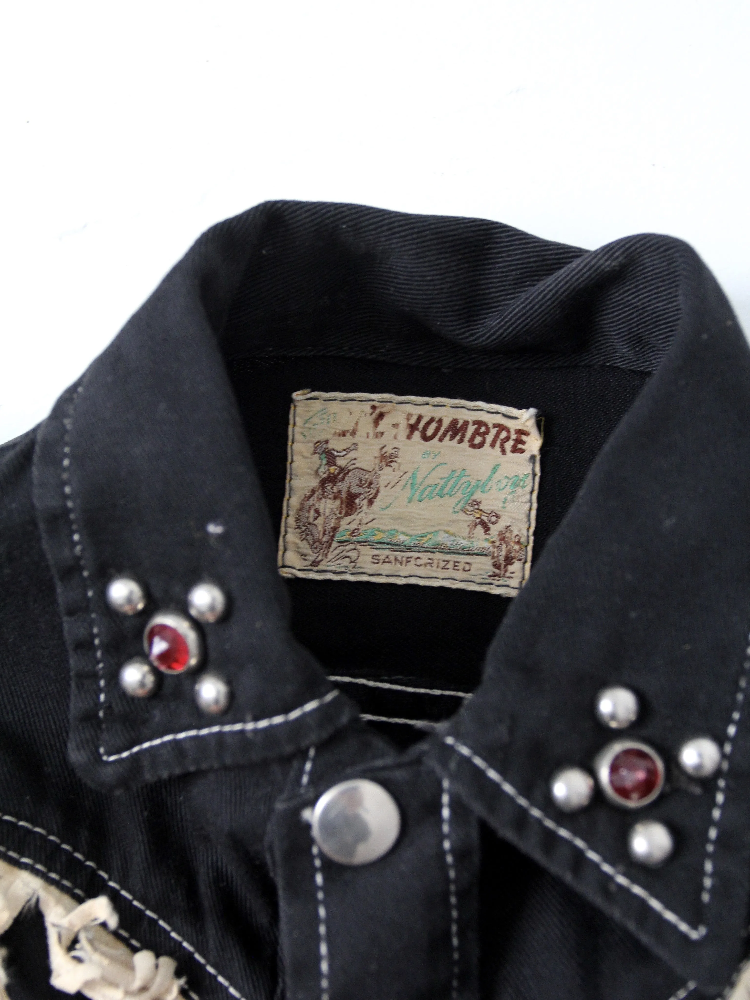 vintage children's western denim jacket