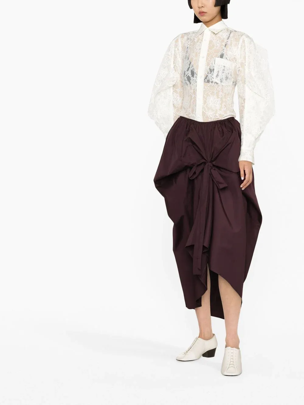 Voluminous Asymmetrical Skirt