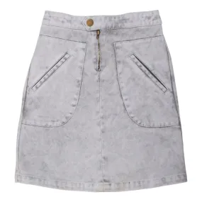 WYNKEN ICE GREY DENIM RIGA SKIRT