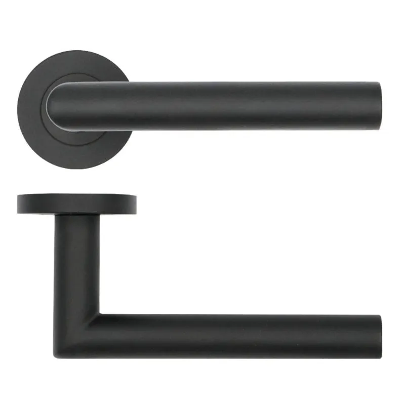 Zoo Lugano Lever on Round Rose-Power Coat Black